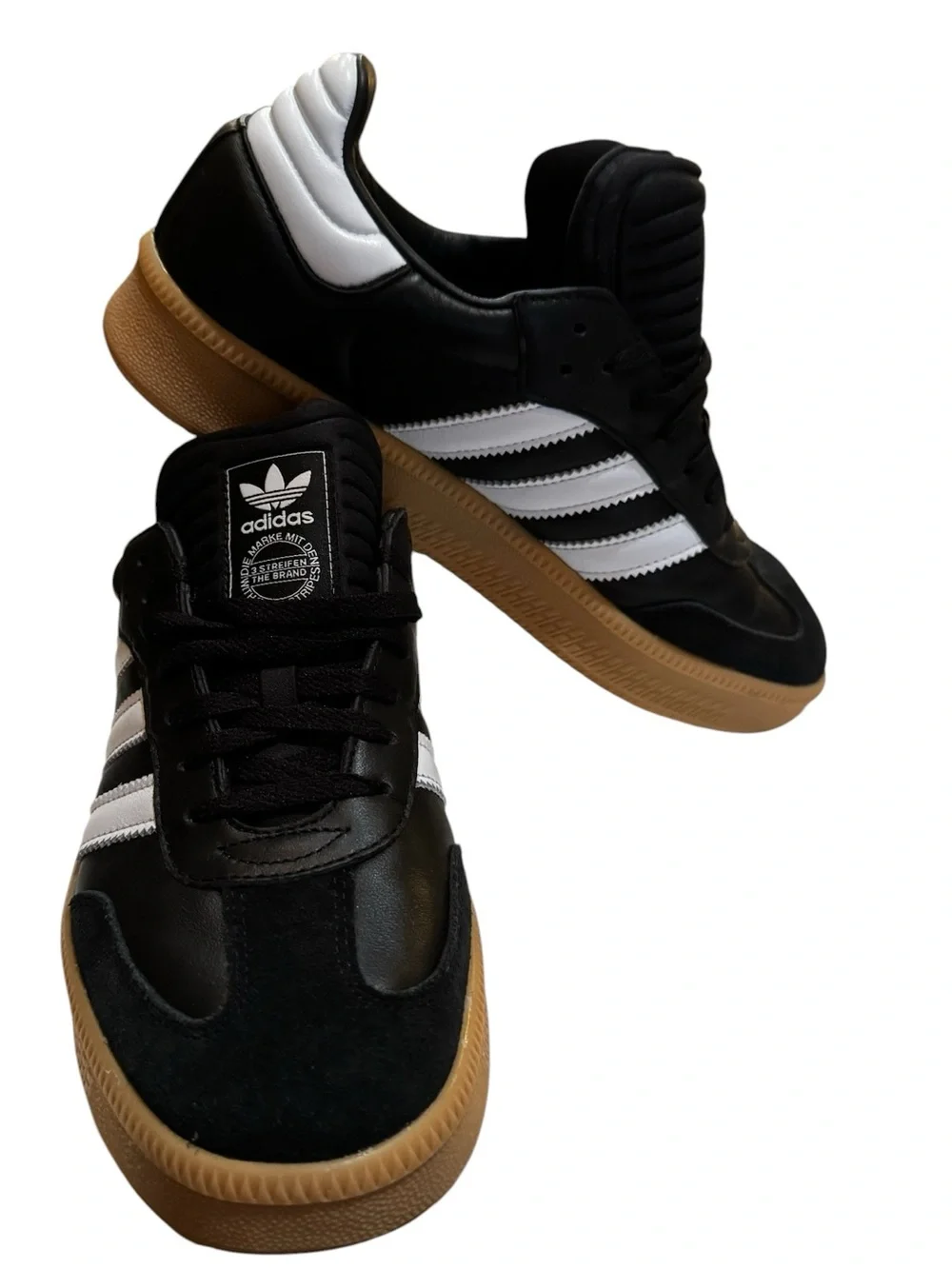 Adidas Samba OG Men’s Sneaker Black White Gum Sole Size 11.5 B75807
